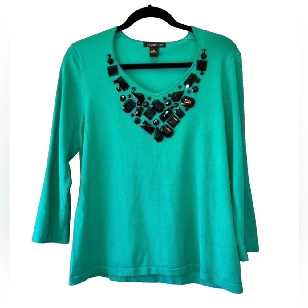 WOMEN'S August Silk Sweater xlarge